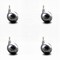 Service Caster 2.5 Inch Bright Chrome Metal Ball Caster - 5/16 Inch Threaded Stem, 4PK SCC-TS01S25-DCS-BC-5161878-4 - alternate 1